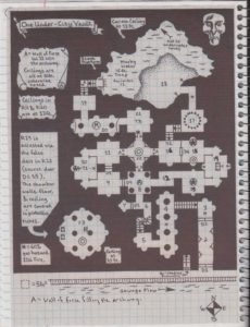 The vault map with each door